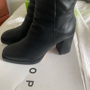 Topshop Holland Black Top